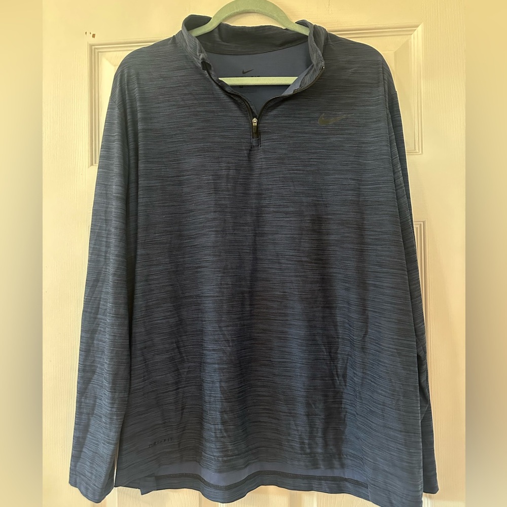 Nike Men's Navy Quarter-Zip Pullover